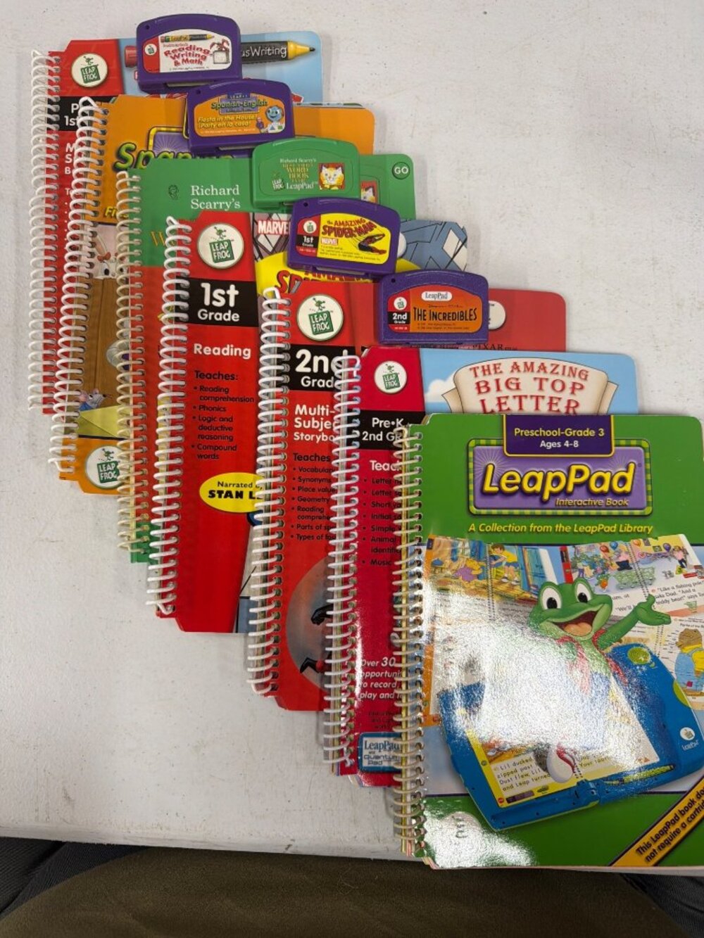 LeapFrog LeapPad Interactive Books Set For Grades Pre-K To 2nd